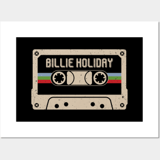 Billie Holiday Vintage Cassette Tape Posters and Art